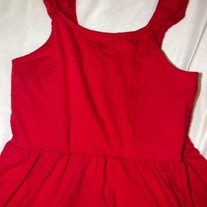 Red kid dress